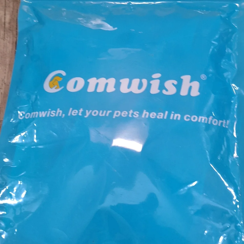Conwish-2 Pk Recovery Suit Blue Polka Dot Dog Bodysuit After Surgery Sz XXS
